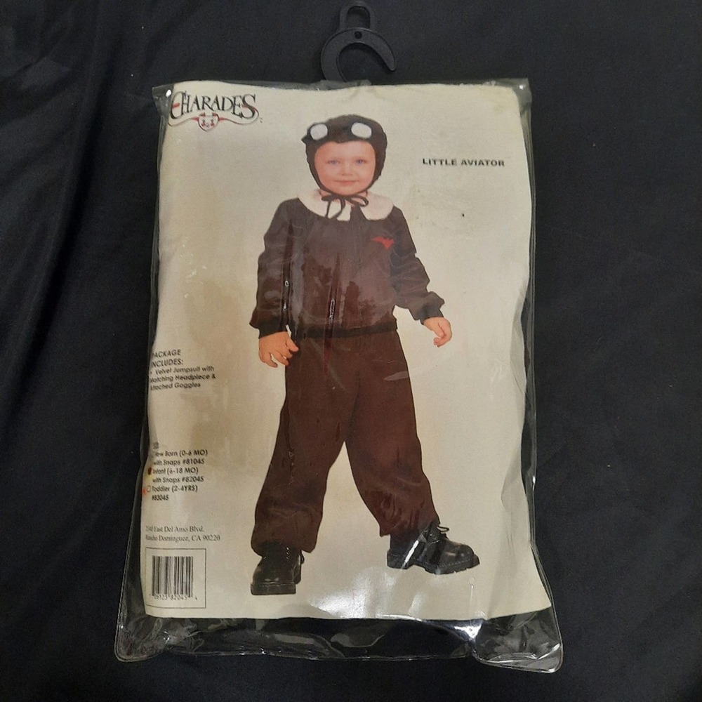 New in Package Charades Little Aviator Costume 6-18 Months